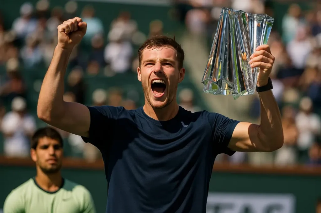 Draper Stuns Alcaraz to Claim BNP Paribas Open 2025 Title
